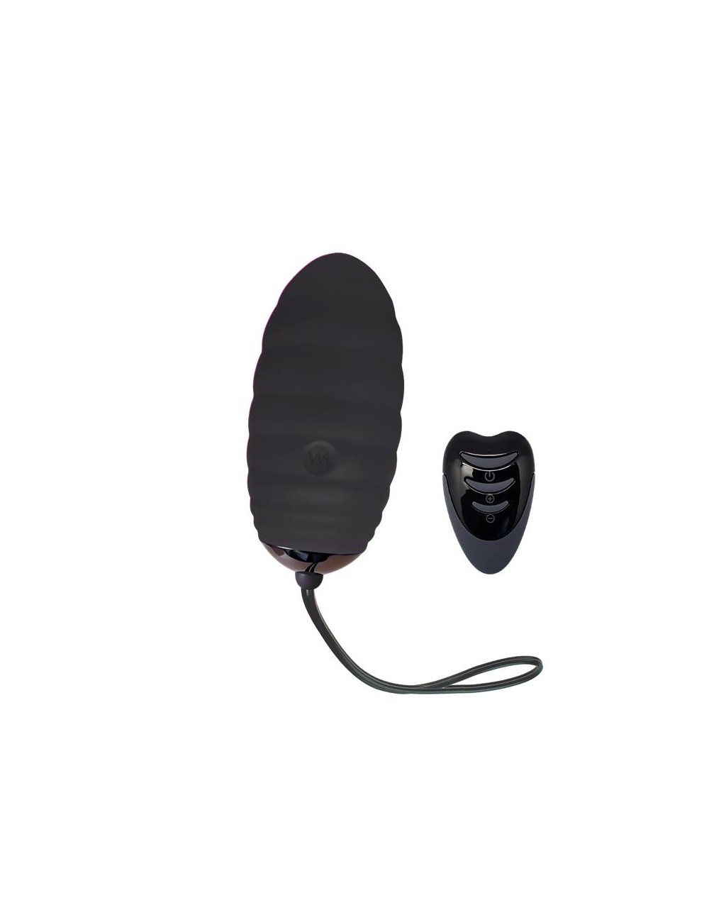 Huevo Vibrador Ocean Breeze 20 con Control Remoto Negro