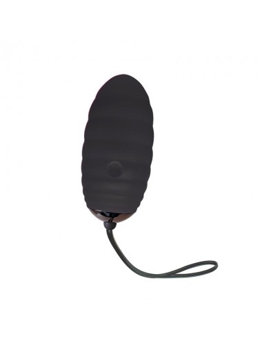 Huevo Vibrador Ocean Breeze 20 con Control Remoto Negro