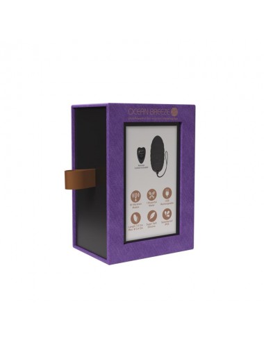 Huevo Vibrador Ocean Breeze 20 con Control Remoto Purpura