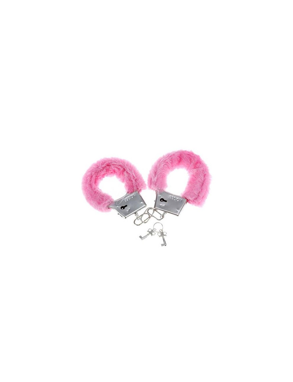 Esposas para Muneca Forradas de Peluche Rosa