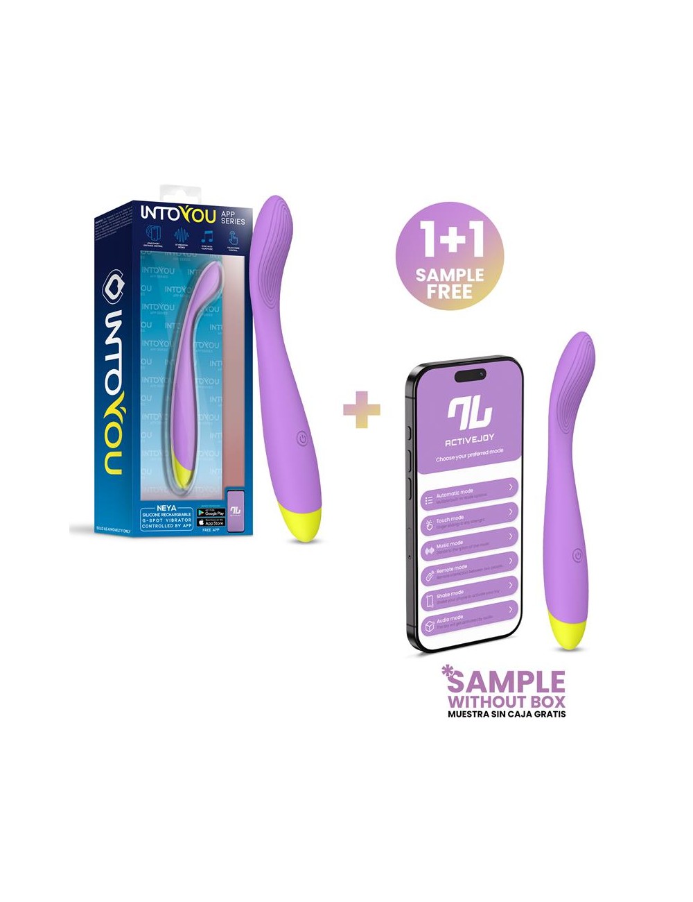 Pack 11 Neya Vibrador Punto G con APP