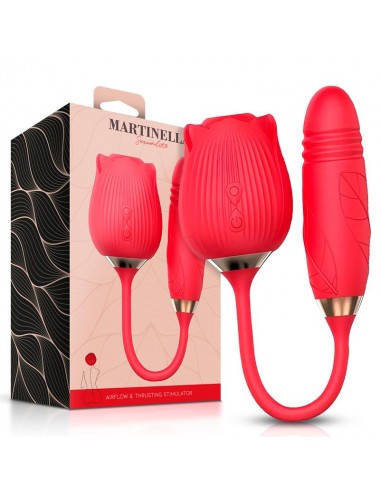 Rosa con Succion con huevo con Thrusting USB