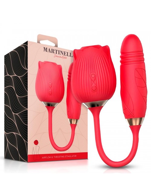 Rosa con Succion con huevo con Thrusting USB