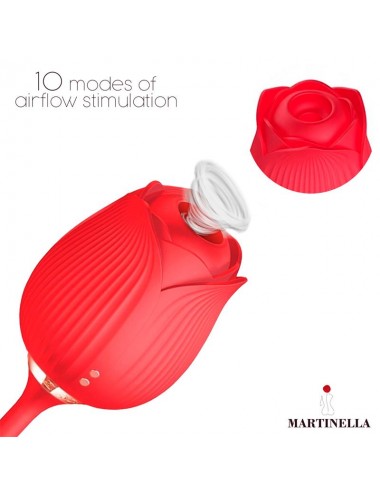 Rosa con Succion con huevo con Thrusting USB