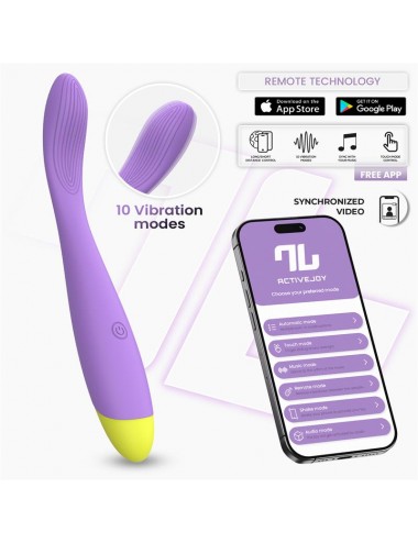 Neya Vibrador Punto G con APP Purpura