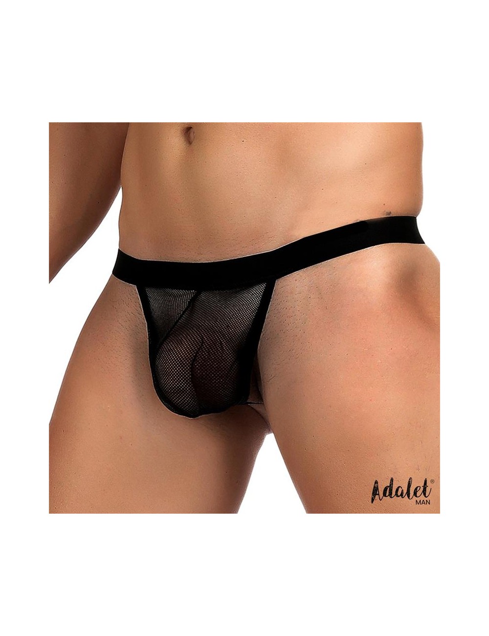 Titan Tanga de Rejilla Talla unica Negro