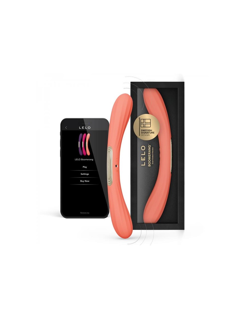 Juguete para Parejas Boomerang Coral Red