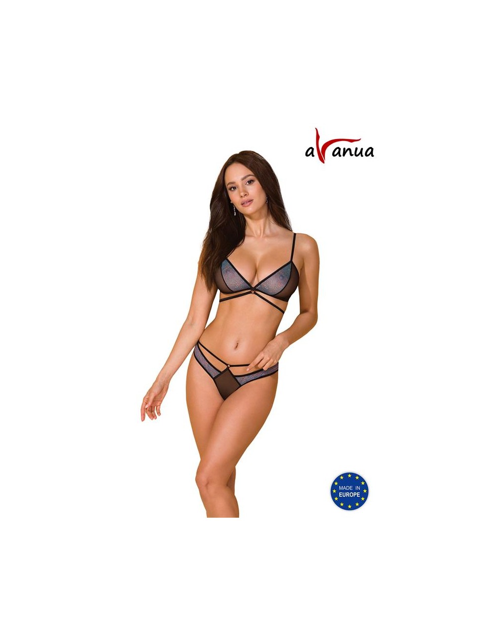 Carina Set 2 Puezas Negro