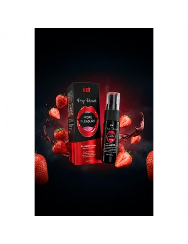 Spray para Sexo Oral Deep Throat Fresa 12 ml