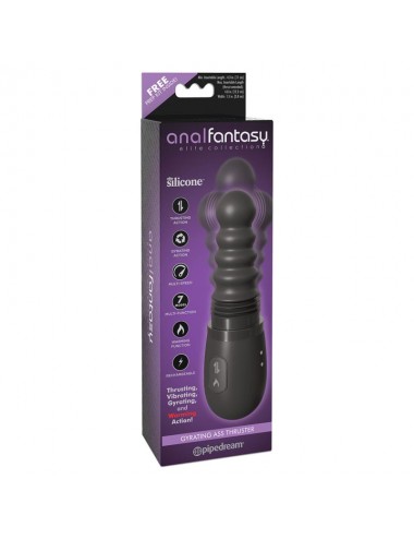 Estimulador Anal con Vibracion Rotacion y Up and Down