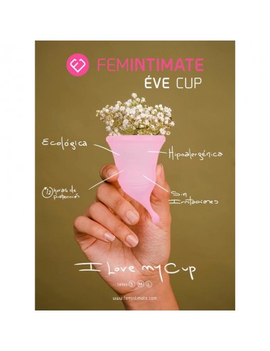 Copa Menstrual Eve Talla M Silicona Rosa