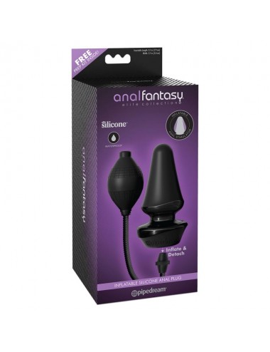 Plug Anal Inflable Color Negro