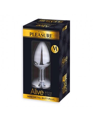 Plug Anal con Joya Negra Talla M