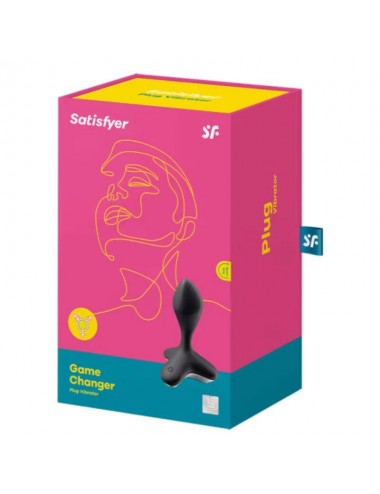 Game Changer Plug Anal con Vibracion Negro