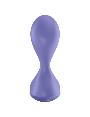 Sweet Seal Plug Anal con Vibracion y APP Negro