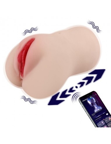 Eliza Vagina y Ano con Vibracion Thrusting y APP 183 kg