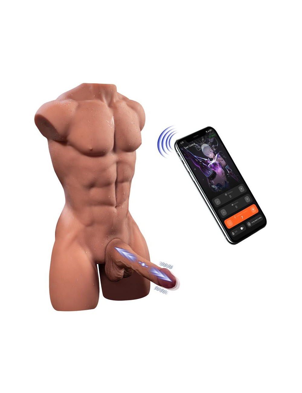 Henry Torso con Dildo Desmontable Thrusting y APP 157 kg