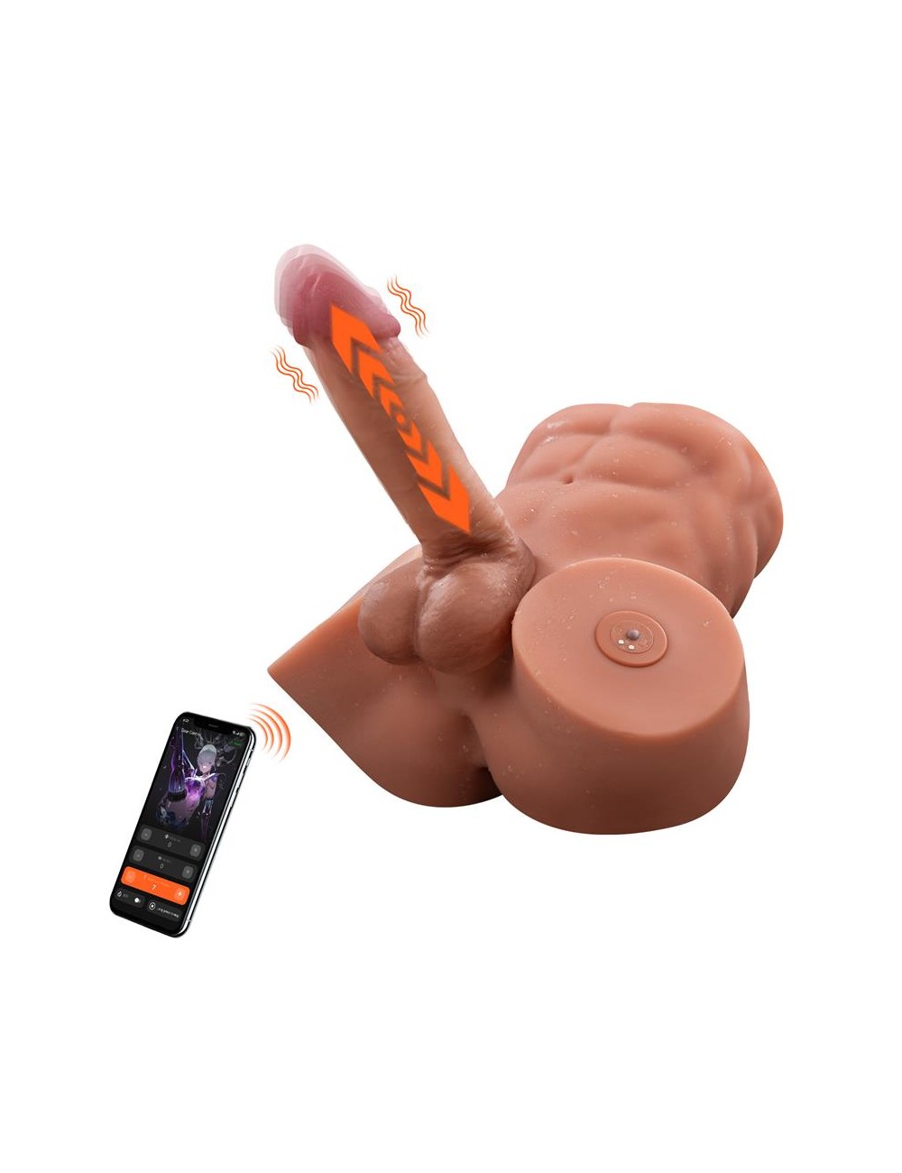 Gretel Semi Torso con Dildo Desmontable Thrusting y APP 6 kg