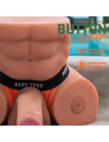 Gretel Semi Torso con Dildo Desmontable Thrusting y APP 6 kg