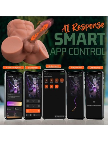 Gretel Semi Torso con Dildo Desmontable Thrusting y APP 6 kg