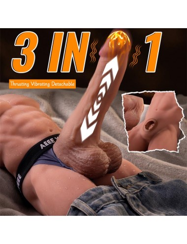 Ely Torso con Dildo Desmontable Thrusting y APP 41 kg