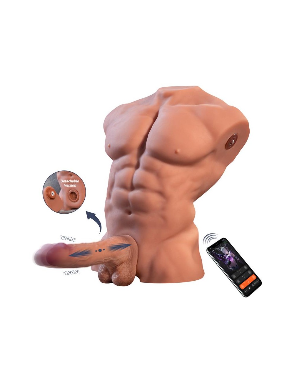 Fitter Torso con Dildo Desmontable Thrusting y APP 116 kg