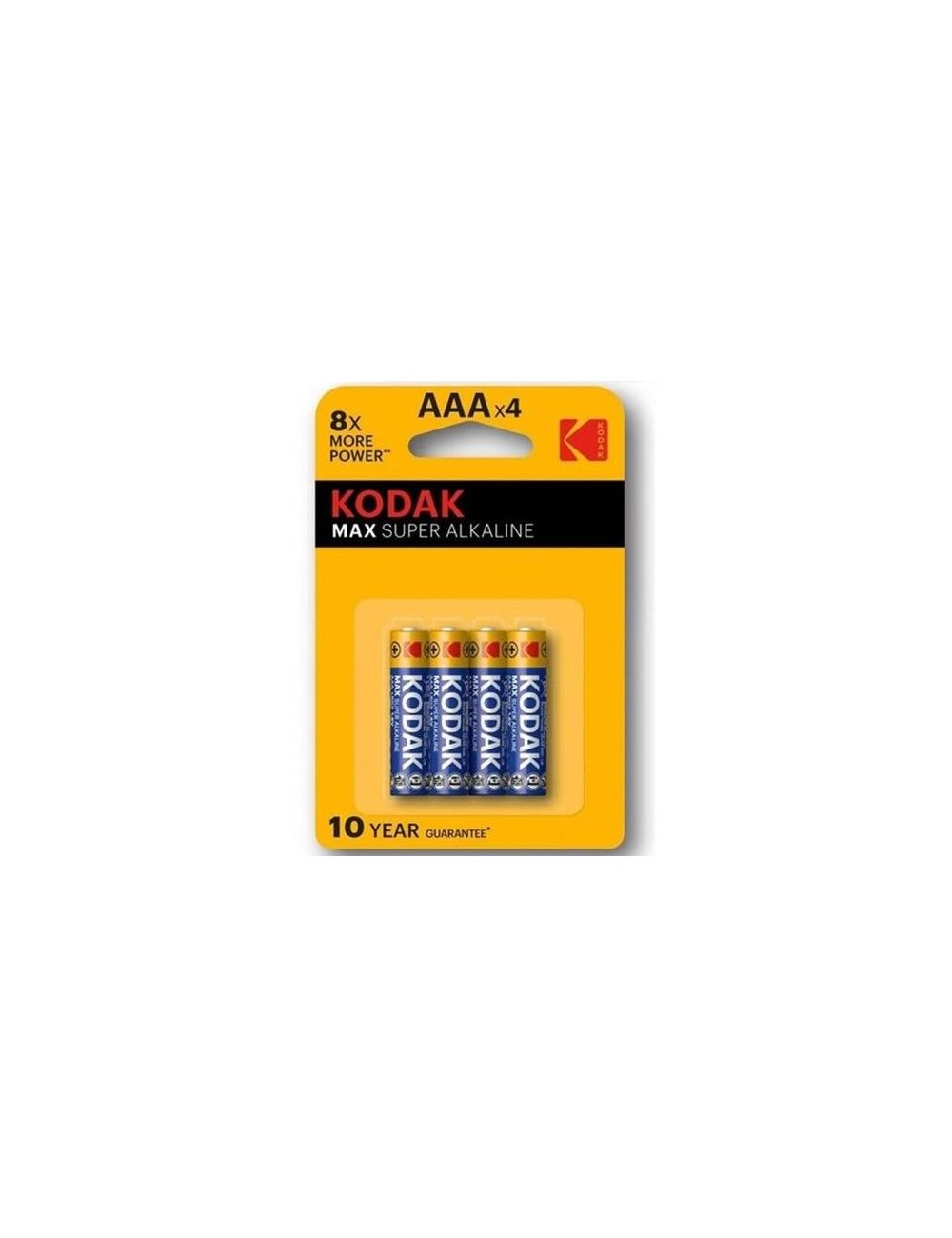 Pilas Alkaline Super Max AAA LR3 Blister de 4