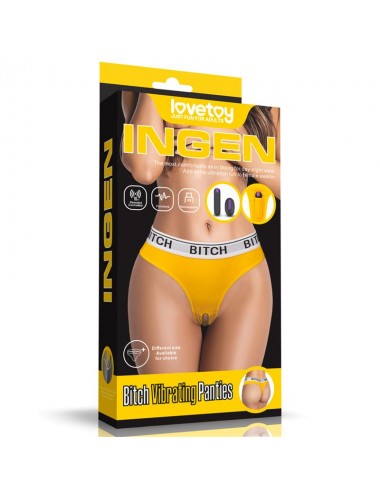 Braguita Abierta con Bala Vibradora y Control Remoto Talla M