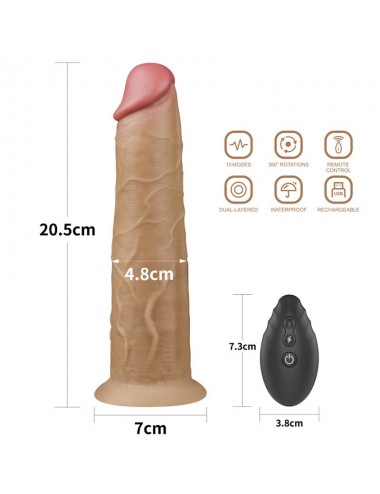 Vibrador con Rotacion Doble Capa 8
