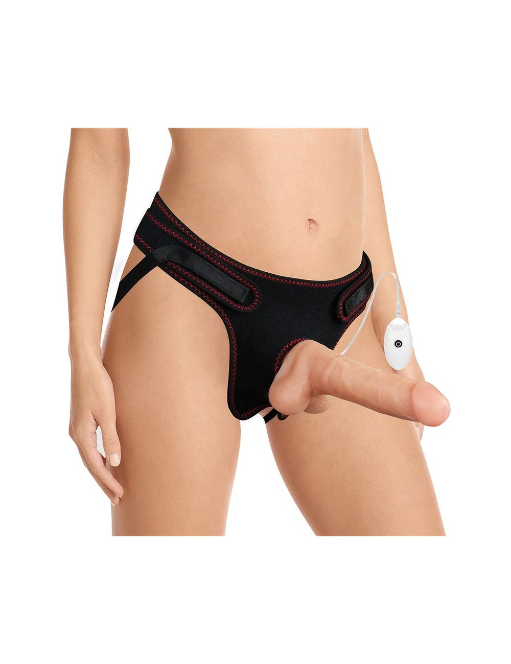 Arnes con Dildo con Vibracion y Control Remoto 75
