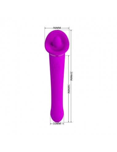Faust Vibrador con Lengua Estimuladora USB