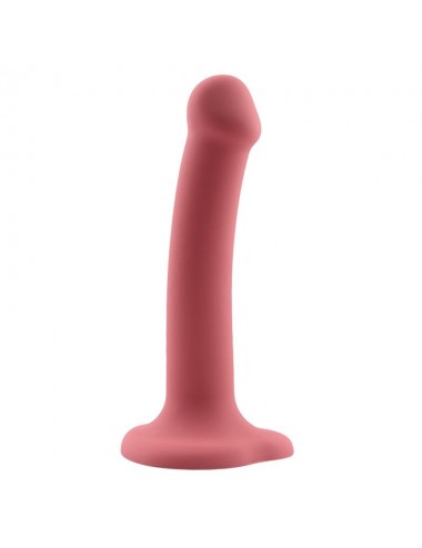 Bouncy Dildo Silicona Liquida Hiper Flexible 7 18 cm Talla M Burgundy