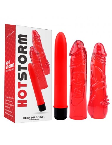 Kit Dildo y Vibrador Hers...