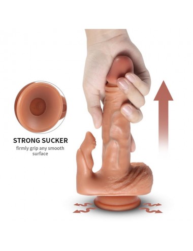 Julian Dildo con 20 Modos de Vibracion y Estimlador de Clitoris