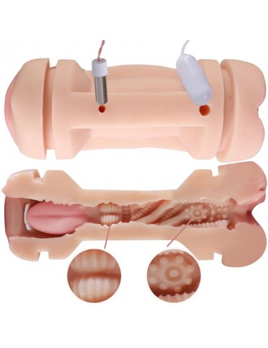 Masturbador Doble Vagina y Boca Kay