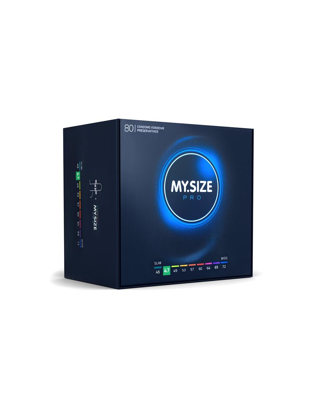 My Size Pro Talla 47 Caja de 80 Unidades
