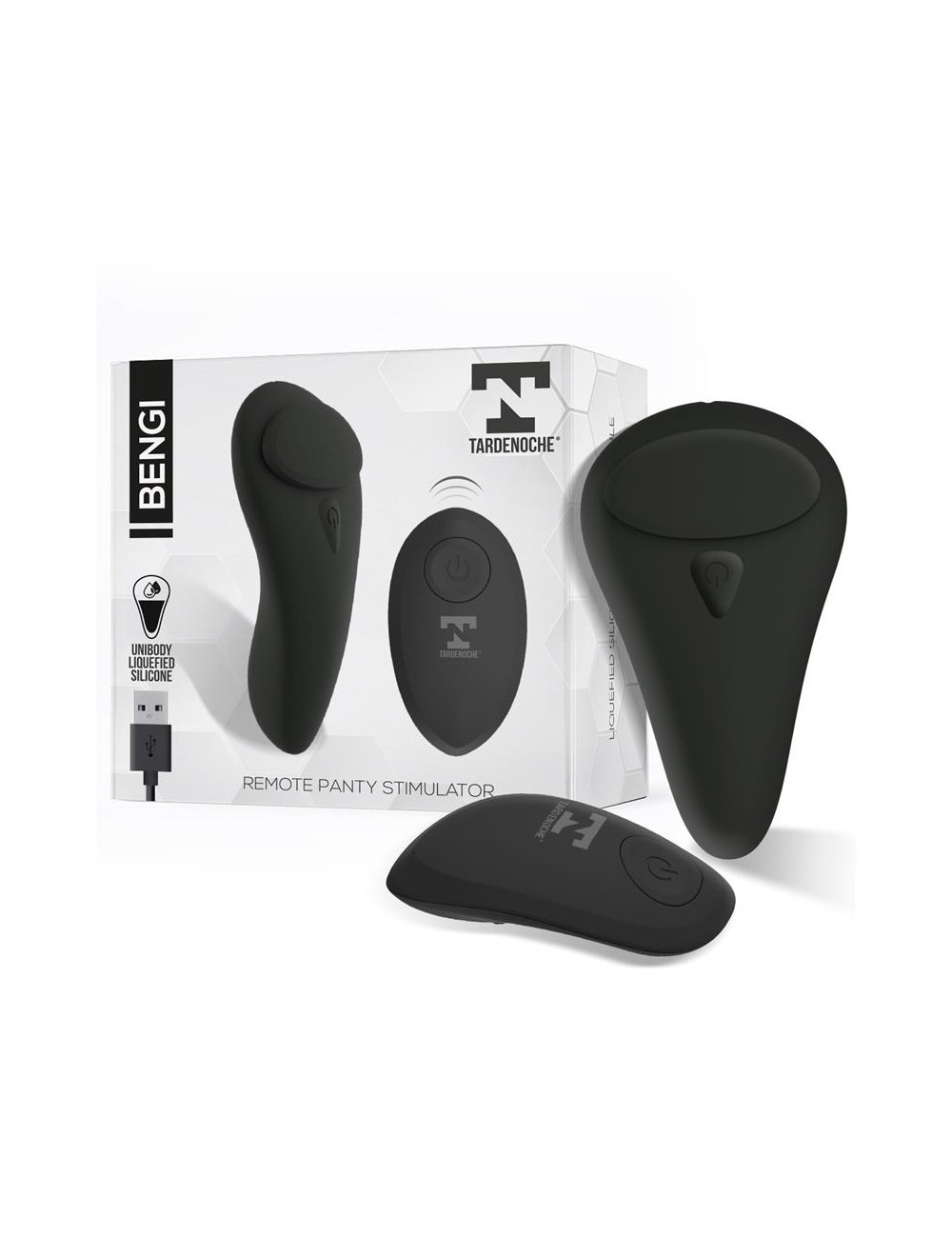 Bengi Estmulador de Braguita Control Remoto Silicona Liquida Unibody