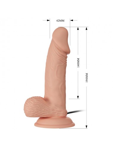 Vibrador Realista 76 Control Remoto