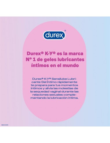 Lubricante Base Agua Duplo KY Sensilub 75ml