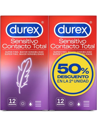 Duplo Preservativos Sensitivo Super Fino 2 x 12ud