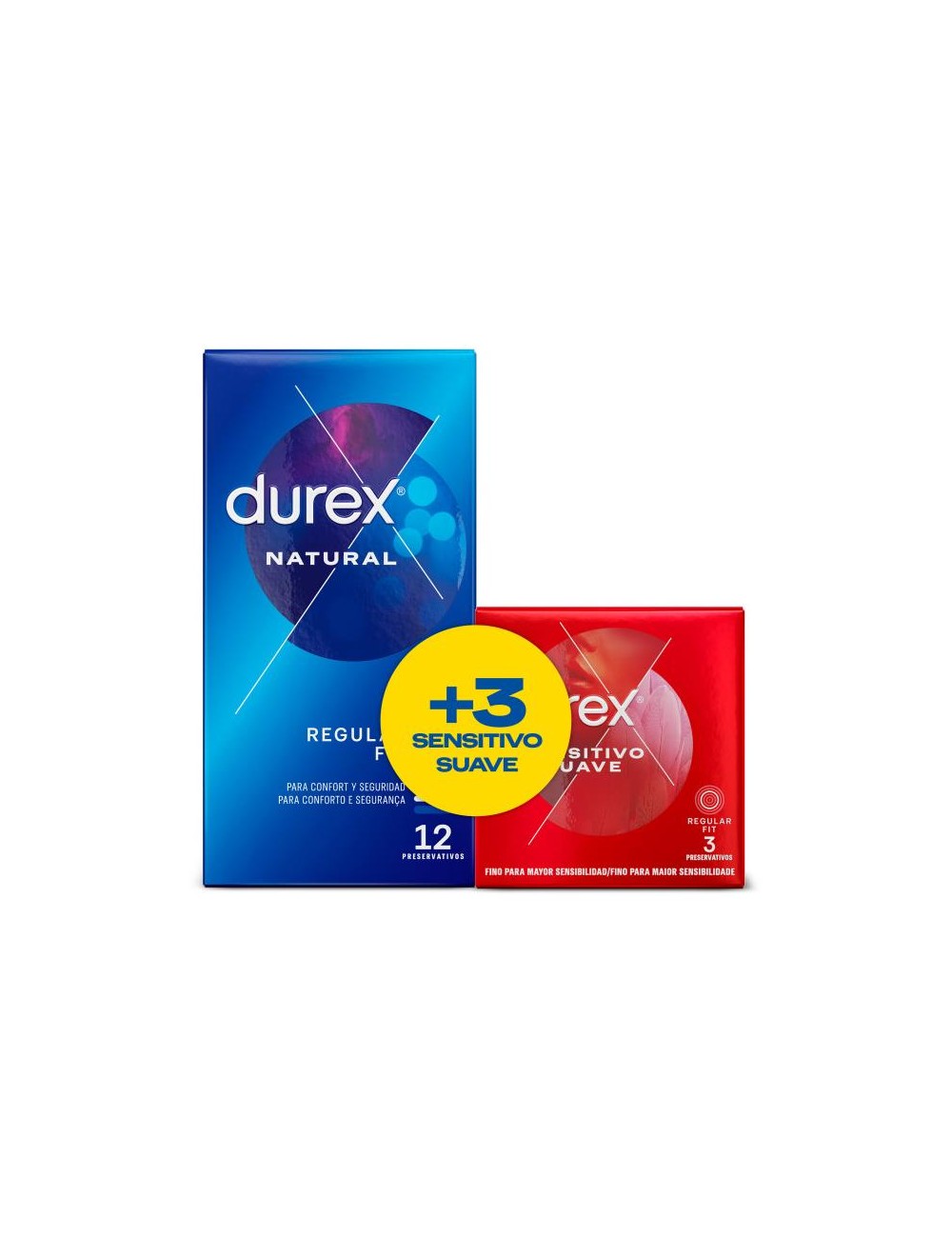 Duplo Preservativos Natural 12 ud Sensitivo 3 ud