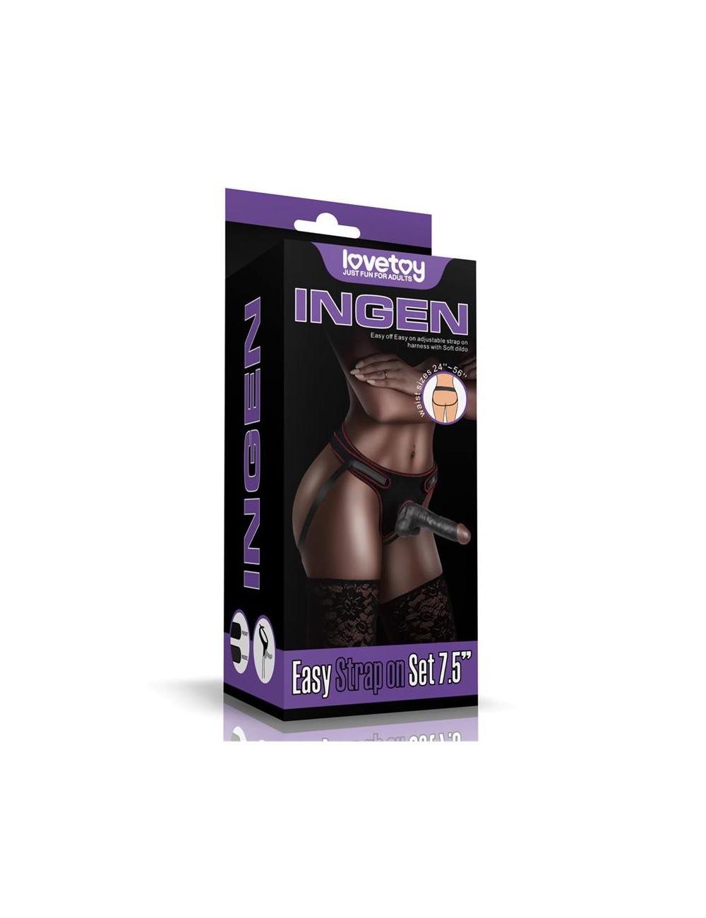 Arnes Ajustable con Dildo 75