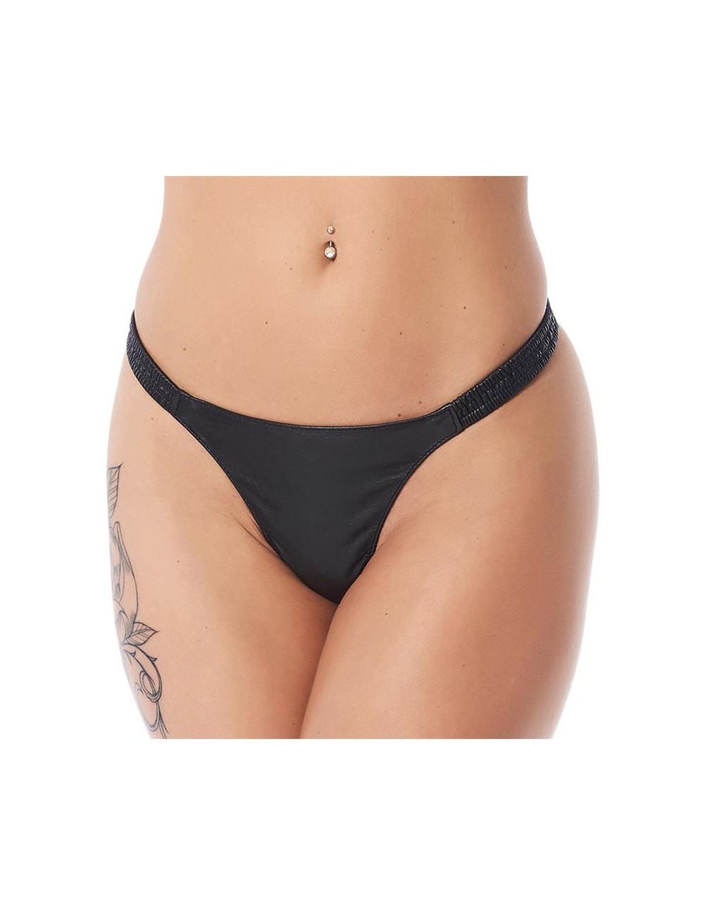 Tanga Cuero Elastico