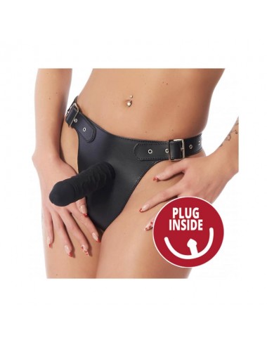 Arnes Ajustable con Dildo interior y exterior