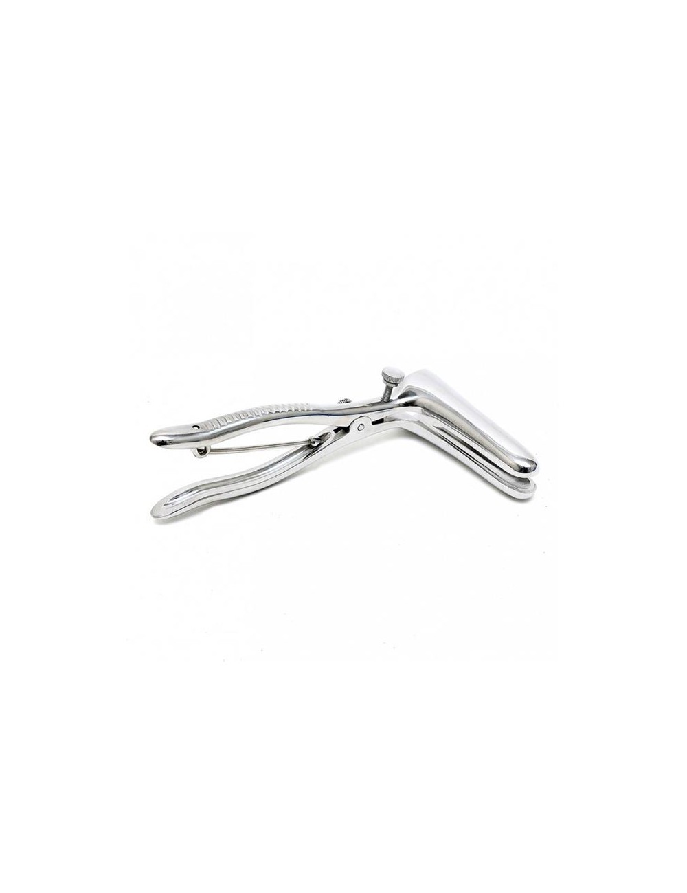 Especulo Anal con 2 Cucharas Cromo Plateado