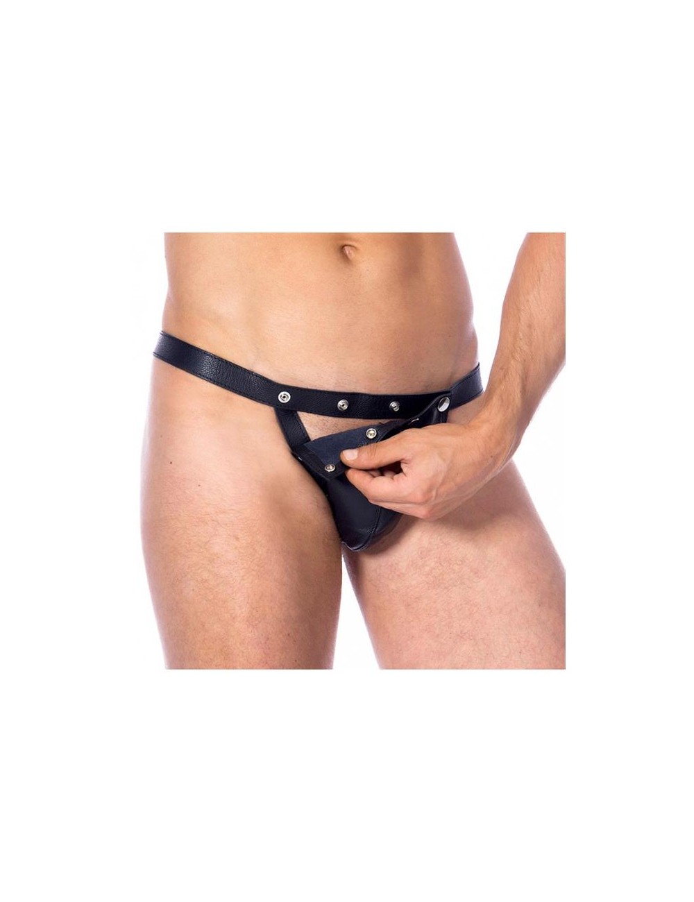 Panty Masculino de Cuero Talla unica