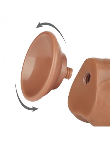Dildo con Piel Retractil 75 Bronceado
