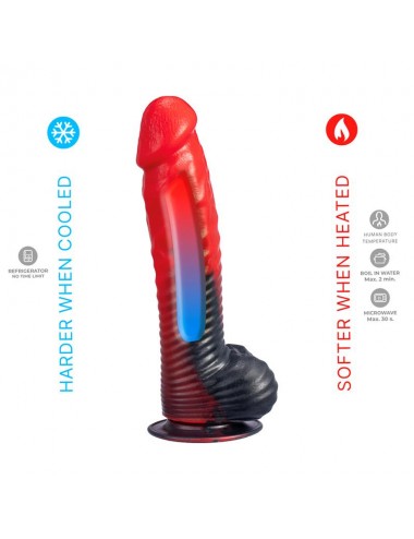 Dildo Silicona Liquida Devil Red 8