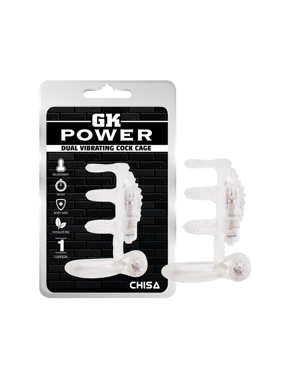 Funda para el Pene Dual Vibrating Cock Cage