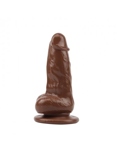 Dildo Jumbo Jack 6 con Vibracion marron